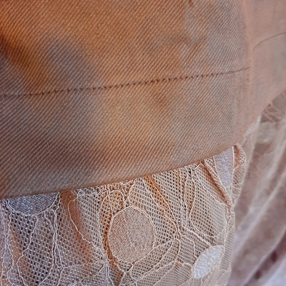 NWT Listicle Skirt Large Mauve Lace Maxi Whimsigoth Sheer Fairy Cottagecore - Picture 5 of 10